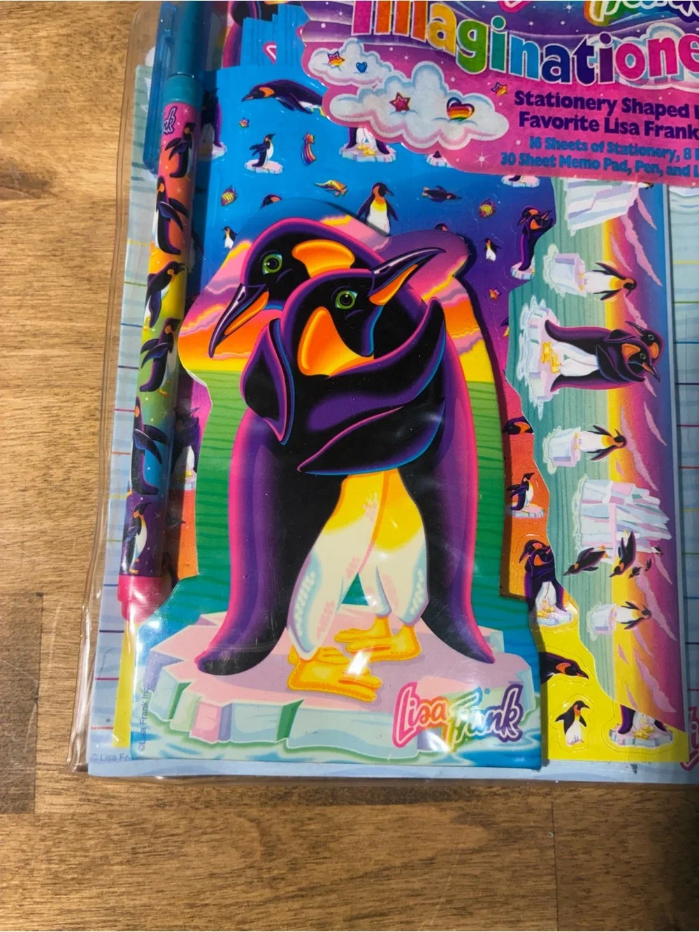 Vintage Lisa Frank Imaginationery Penguin Stationery Set 90s Sealed